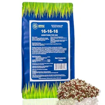 16-16-16 Lawn Fertilizer 50% SCU Slow Release - 25 kg