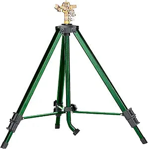 Orbit 56667Z Tripod Lawn Zinc Impact Sprinkler - 360 Degree Rotating Sprinkler