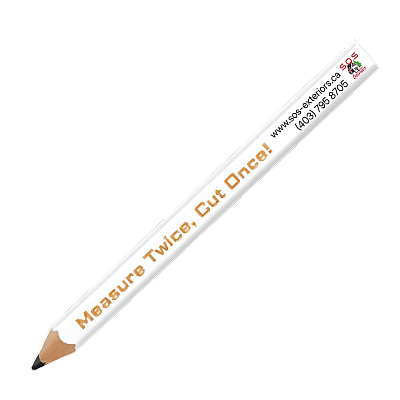 White Carpenters Pencil