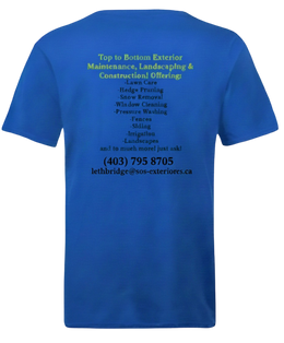 T Shirt with Back Print