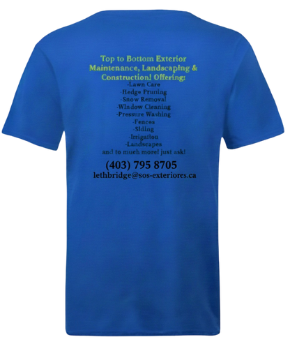 T Shirt with Back Print