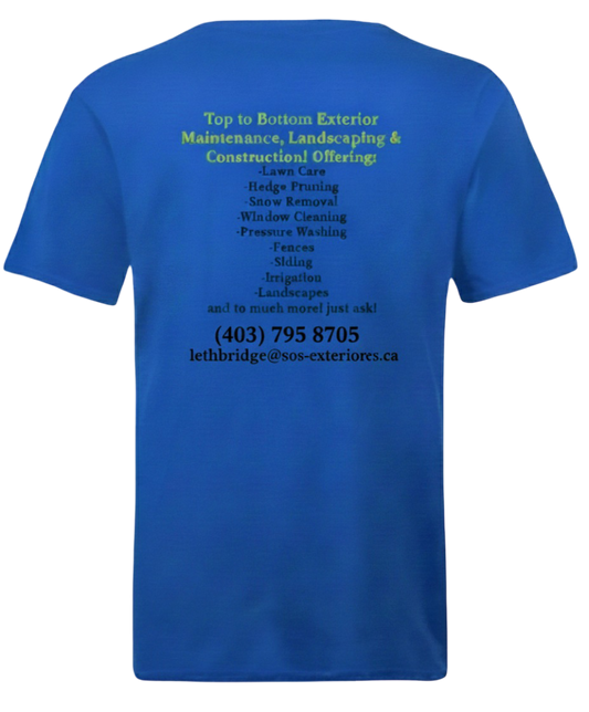 T Shirt with Back Print