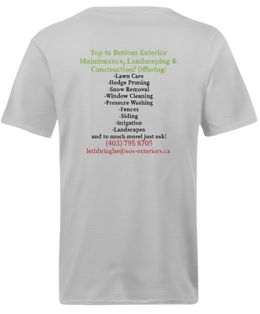 T Shirt with Back Print